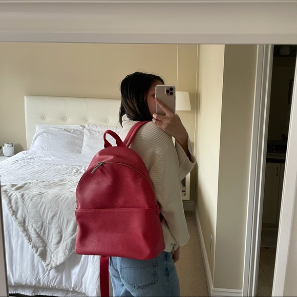 Matt & Nat July Dwell Backpack in Coral - Picture 2 of 6